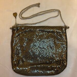 Whiting & Davis Gold Mesh Shoulder Bag